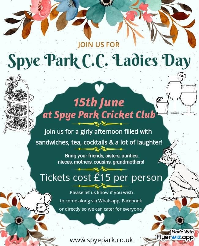 Cricket Club Ladies Day